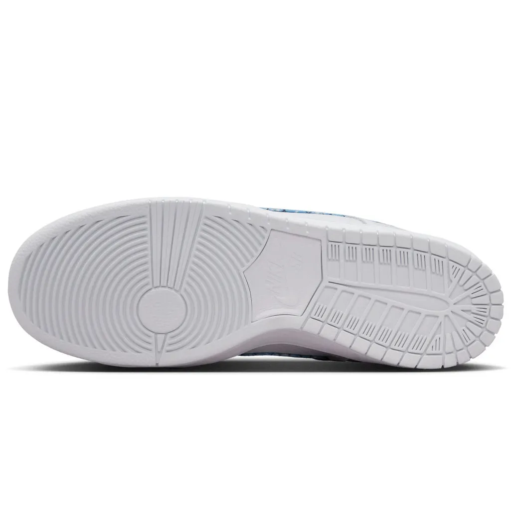 NIKE SB NICOLE HAUSE DUNK LOW PRO - WHITE/UNIVERSITY BLUE-WHITE