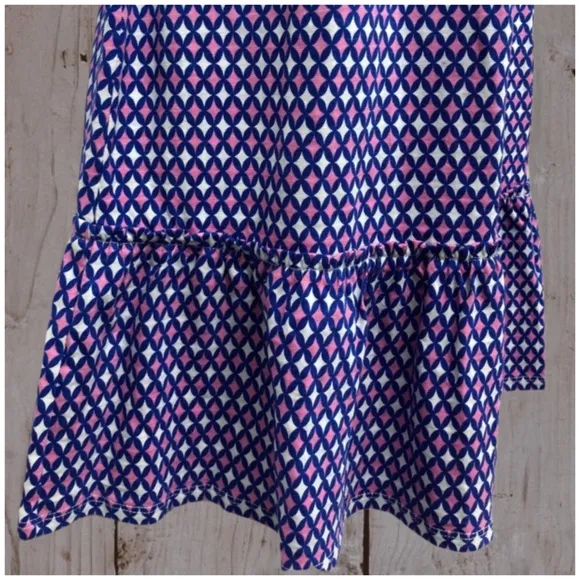 ⭐️NWT Boden Melissa Jersey blue/pink dress [T22]