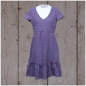 ⭐️NWT Boden Melissa Jersey blue/pink dress [T22]