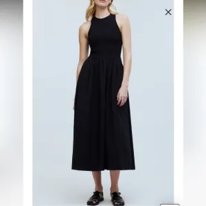 NWT Madewell The Melody Smocked Midi Dress with Pockets Cotton Lightweight NP124