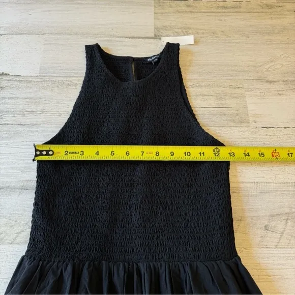 NWT Madewell The Melody Smocked Midi Dress with Pockets Cotton Lightweight NP124
