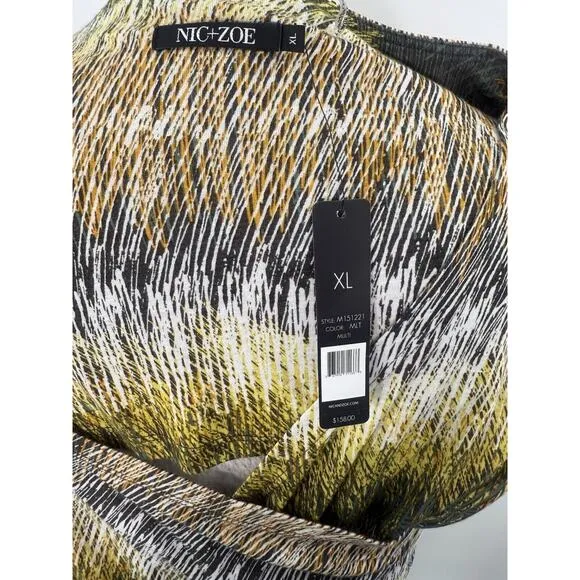 NWT Nic And Zoe Multicolor Dress Size Xl