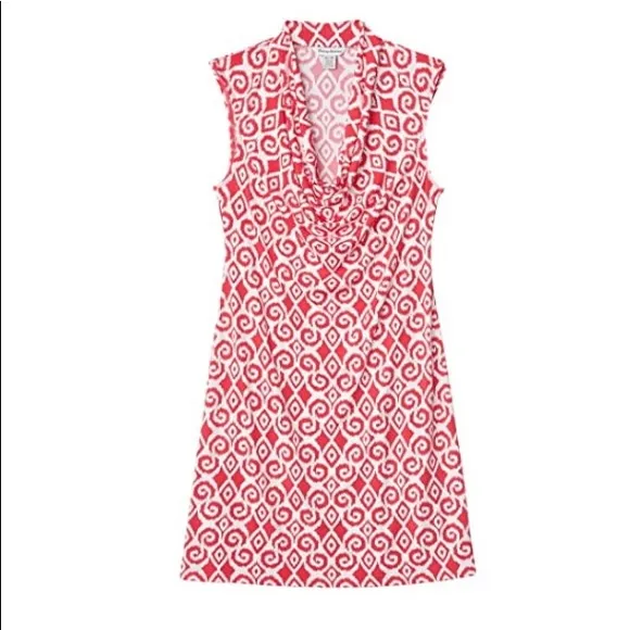 NWT Tommy Bahama Carmela Ikat Cowl Neck Dress