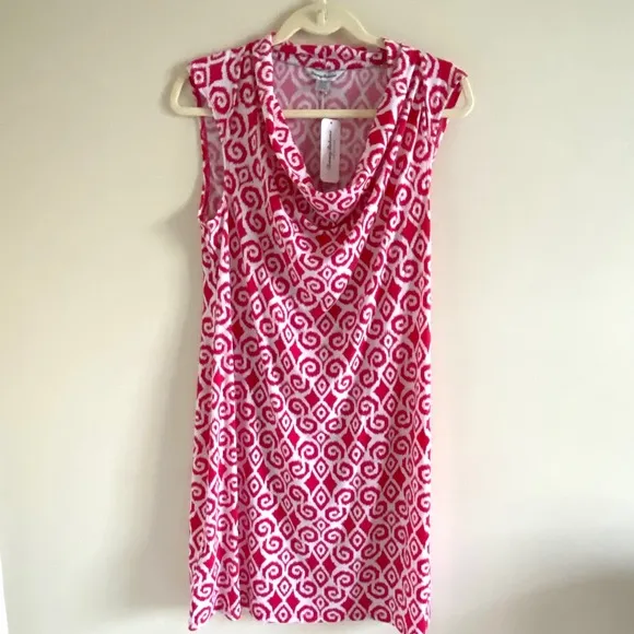 NWT Tommy Bahama Carmela Ikat Cowl Neck Dress