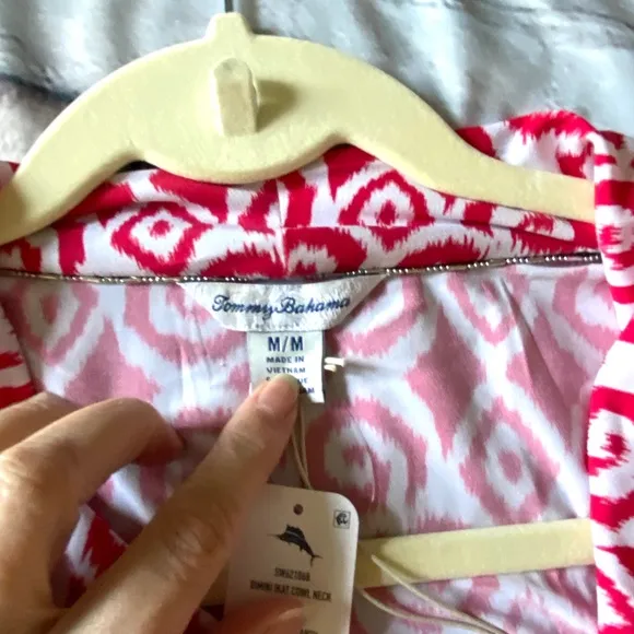 NWT Tommy Bahama Carmela Ikat Cowl Neck Dress