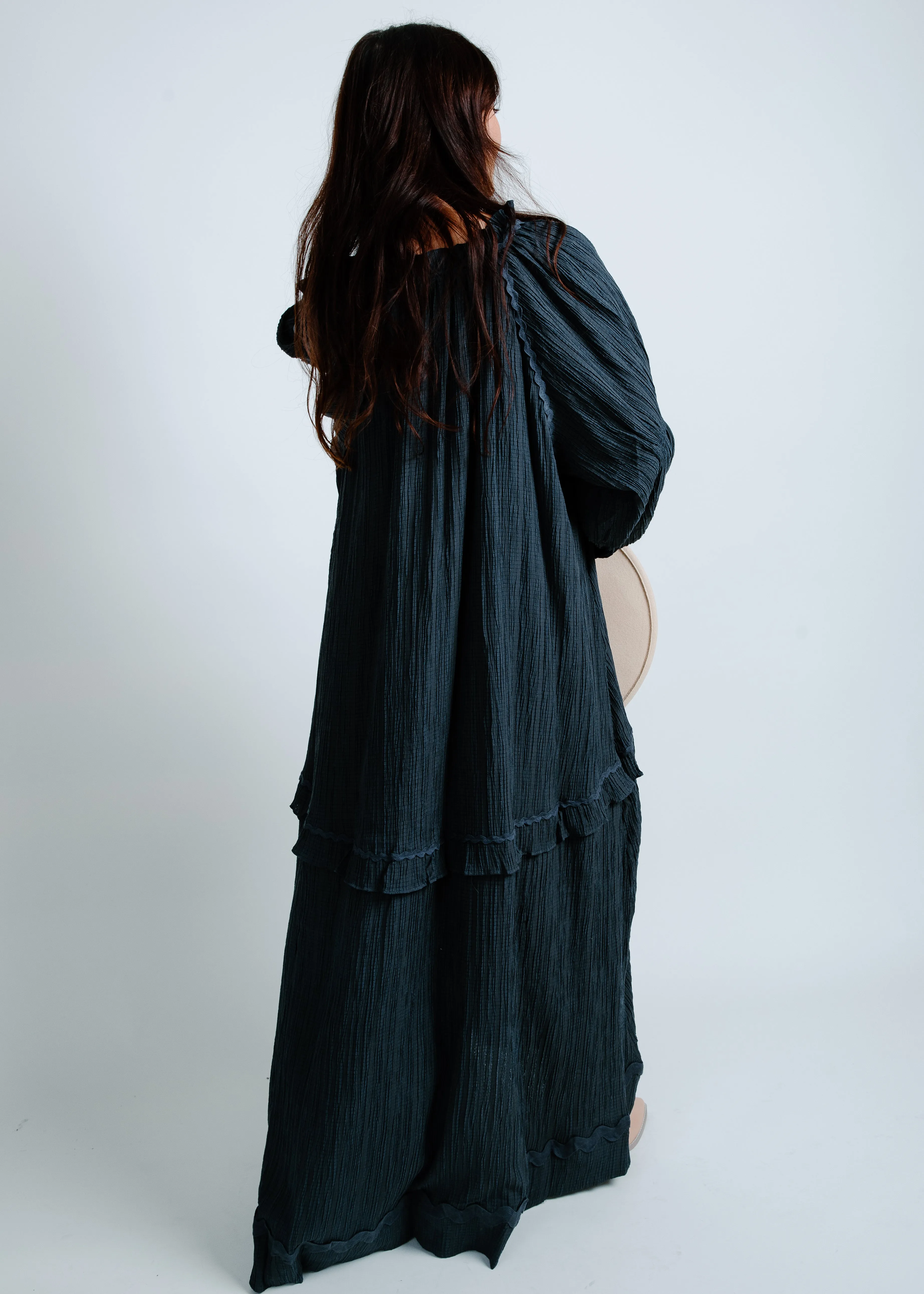 Olivia Midi Dress - Charcoal