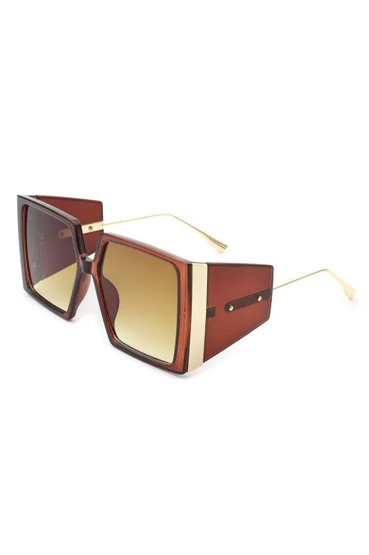 On the Horizon-Oversized Square Fashion Sunglasses