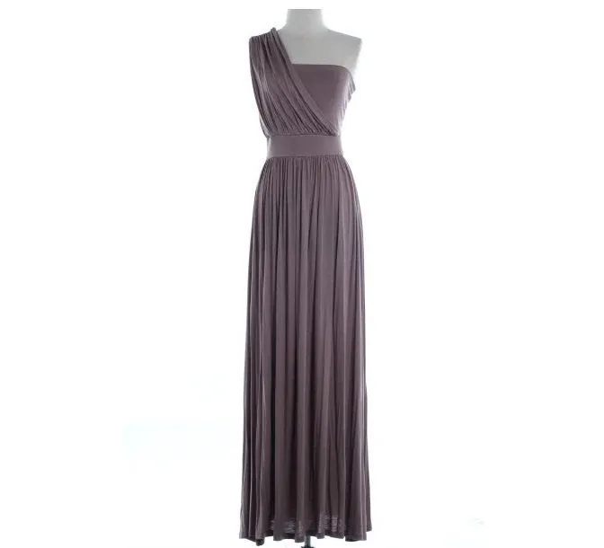 One Shoulder Maxi Dress