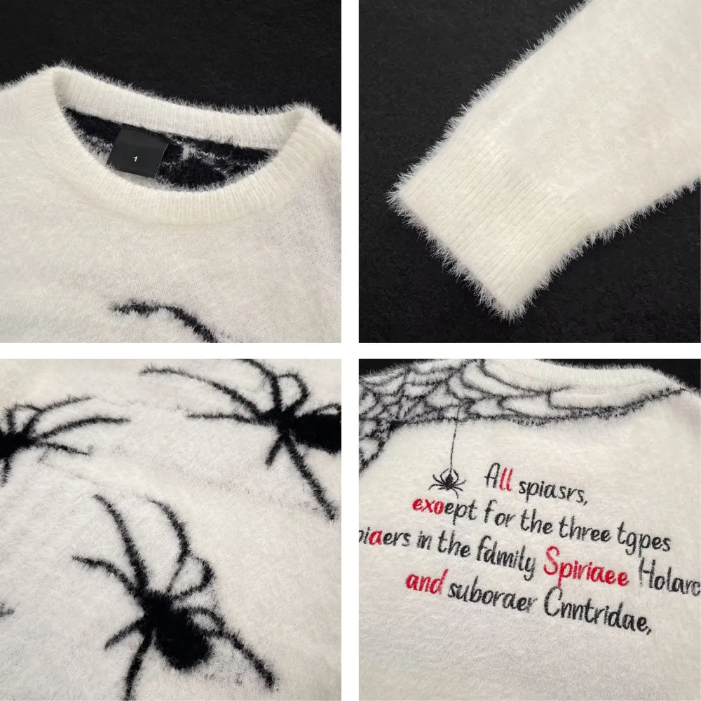 OOC' High Street Retro Spider Unisex Knitted Sweater