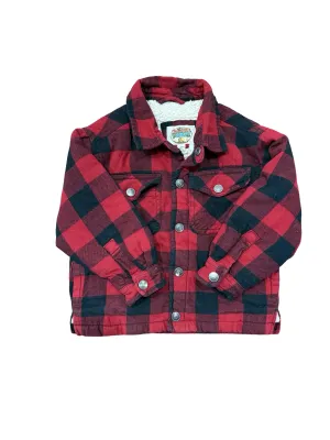 Outdoor Kids Sherpa lined flannel top - 2T