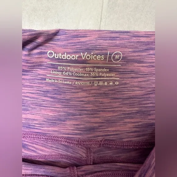Outdoor Voices OV purple lavender Hyacinth Flow SET