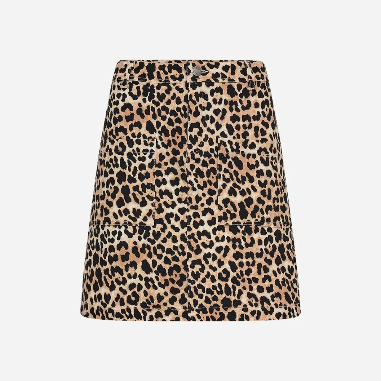 Owena Leopard Print Skirt
