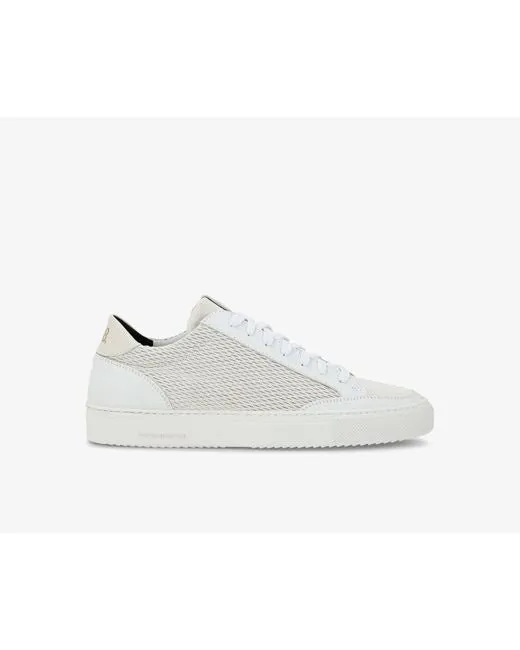 P448- Men's Soho Scored Sneaker- White
