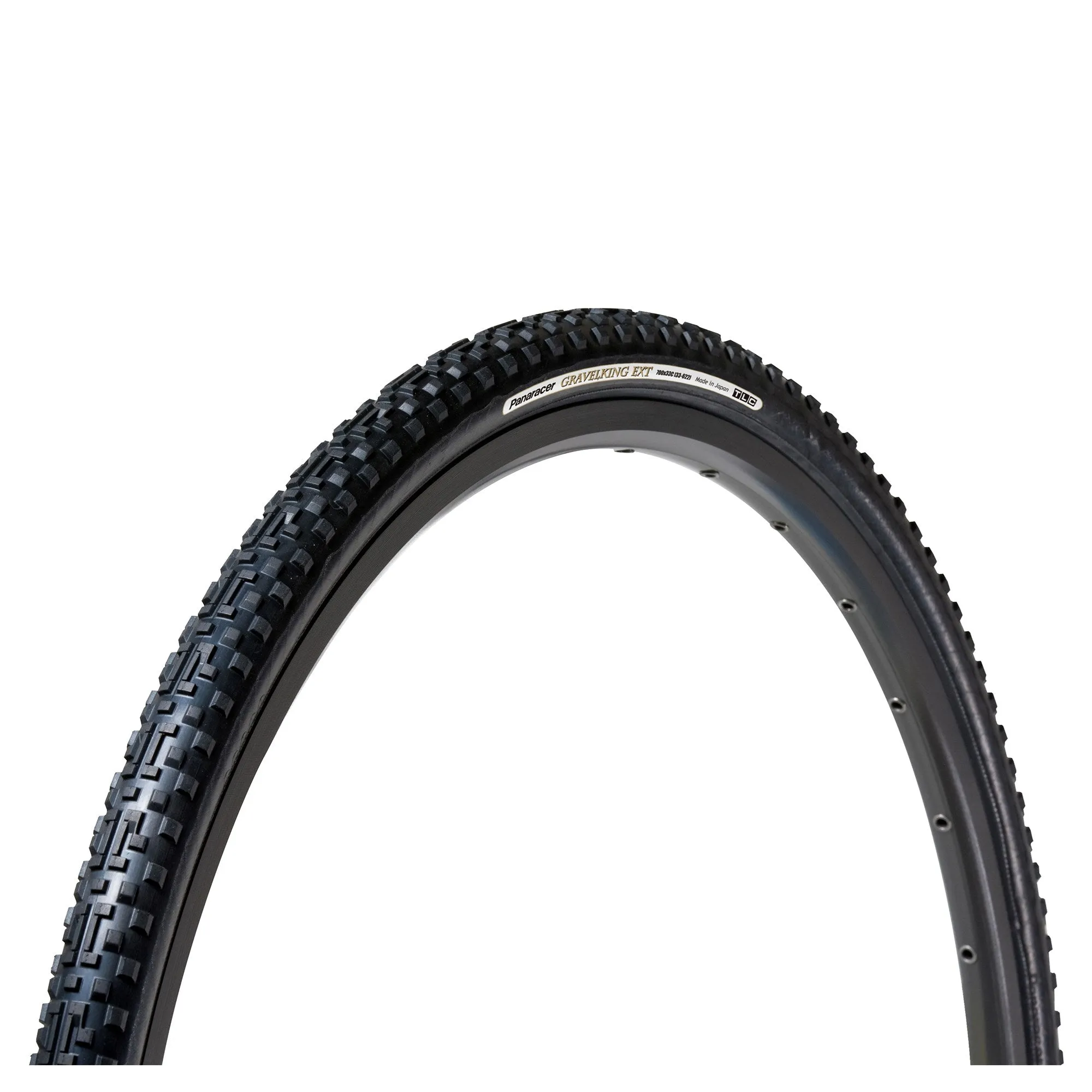 PANARACER GRAVELKING EXT TLC FOLDING TYRE BLACK/BLACK 700X38C