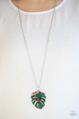 Paparazzi Prismatic Palms - Green Necklace