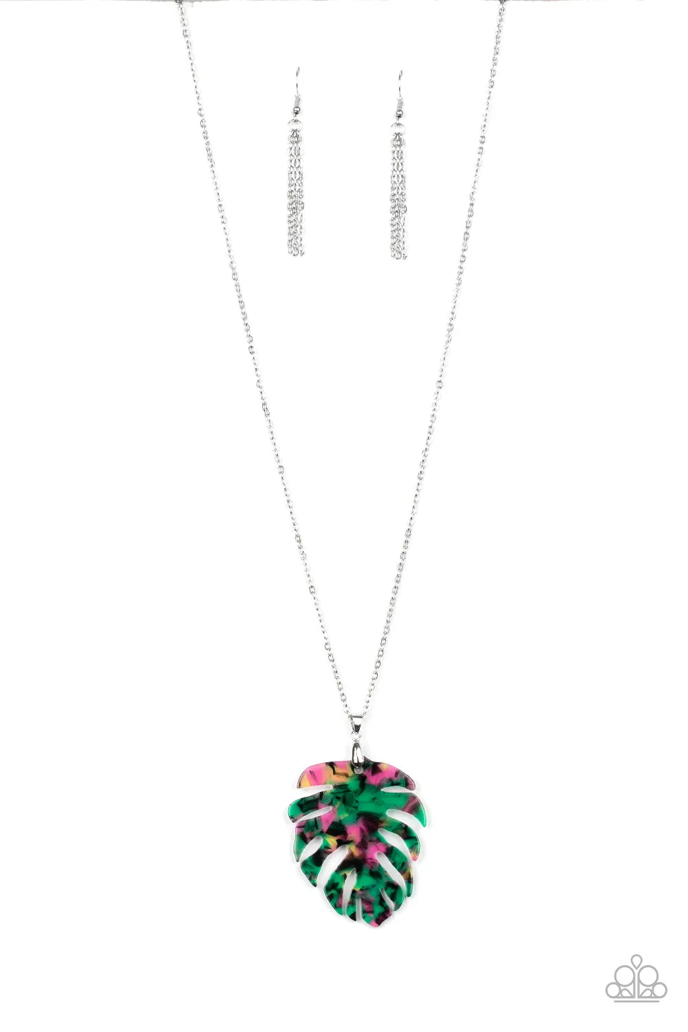 Paparazzi Prismatic Palms - Green Necklace