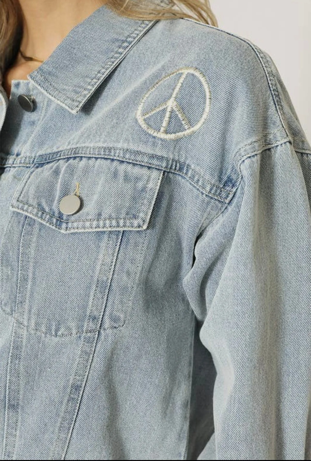 Peace Denim Jacket