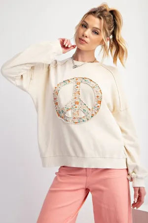 Peace Sign Pullover