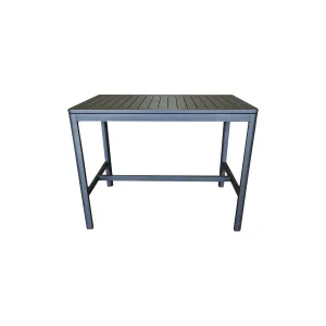 Pebble Outdoor Bar Table - Charcoal