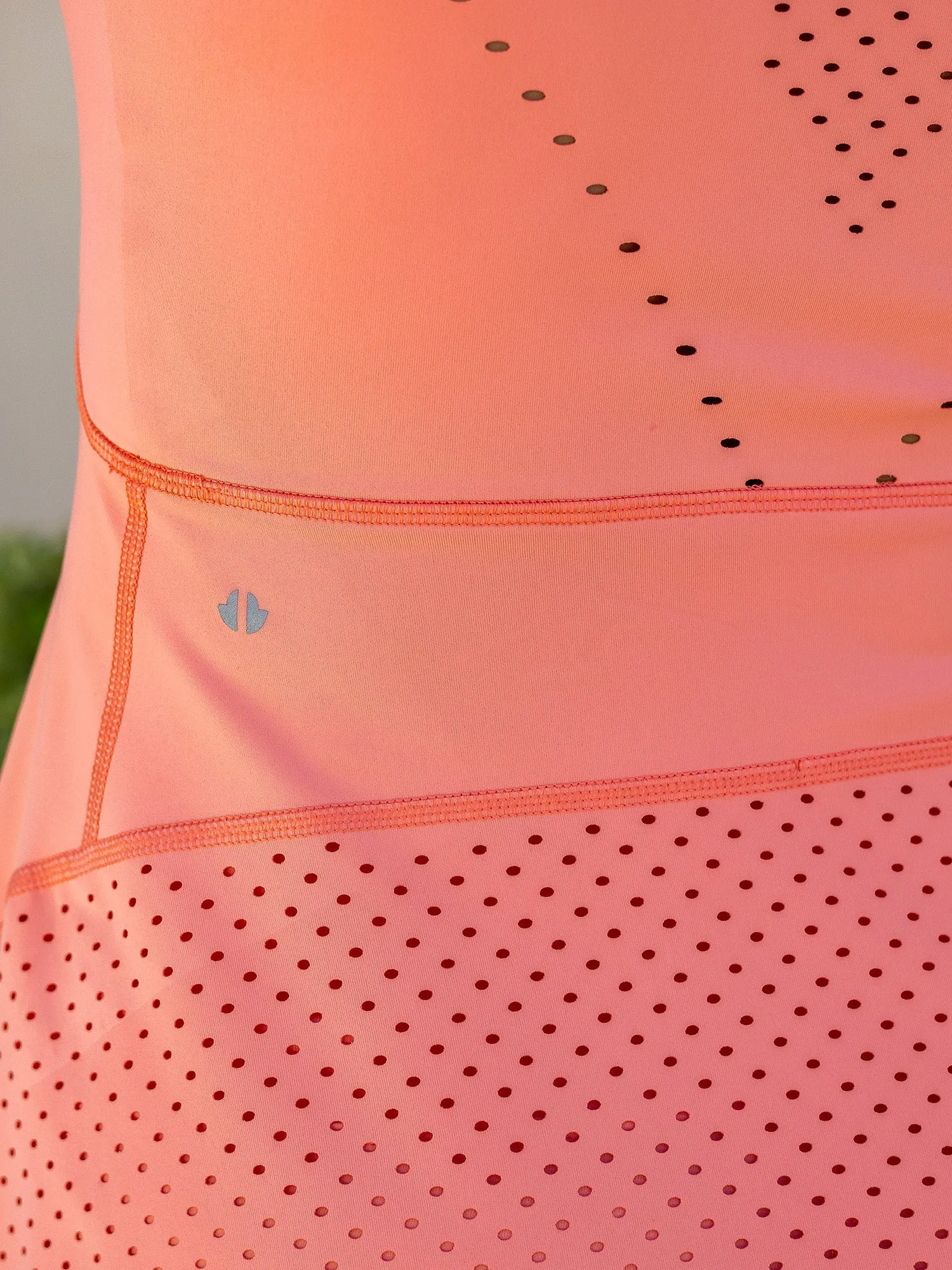 Perforated Zip Tennis Dress - FINAL SALE