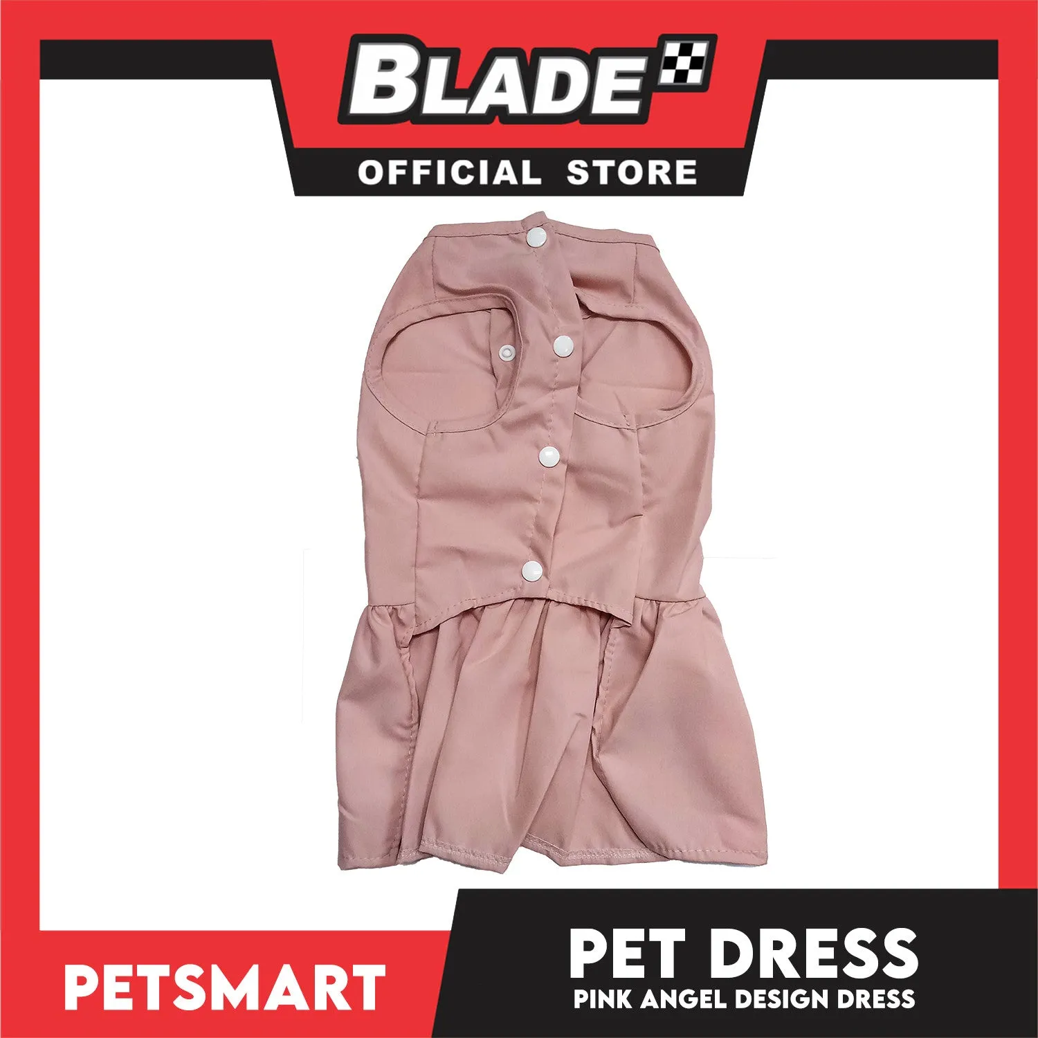 Pet Dress Pink Angel Design (Medium) Pet Clothes
