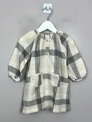 Petit Bateau Check Lightweight Dress 18m
