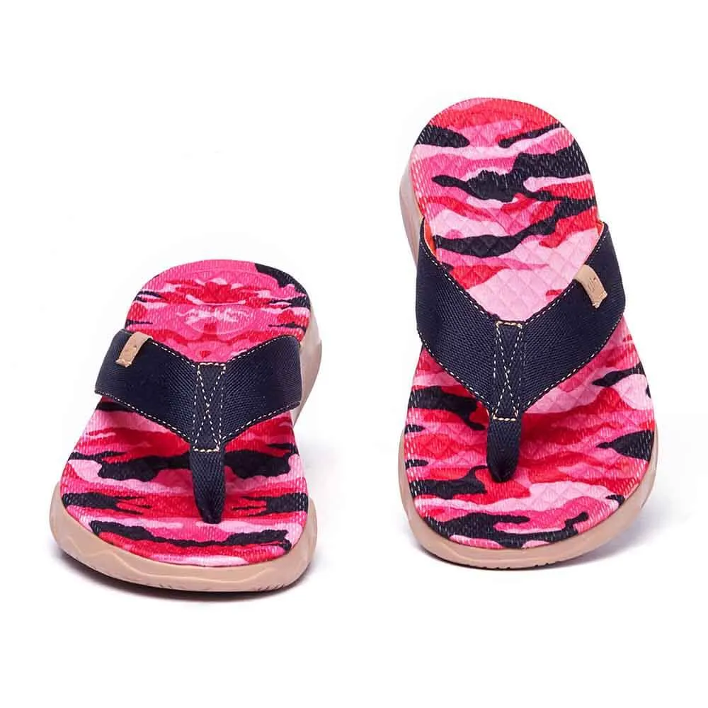 Pink Cherry Women Majorca Flip Flops