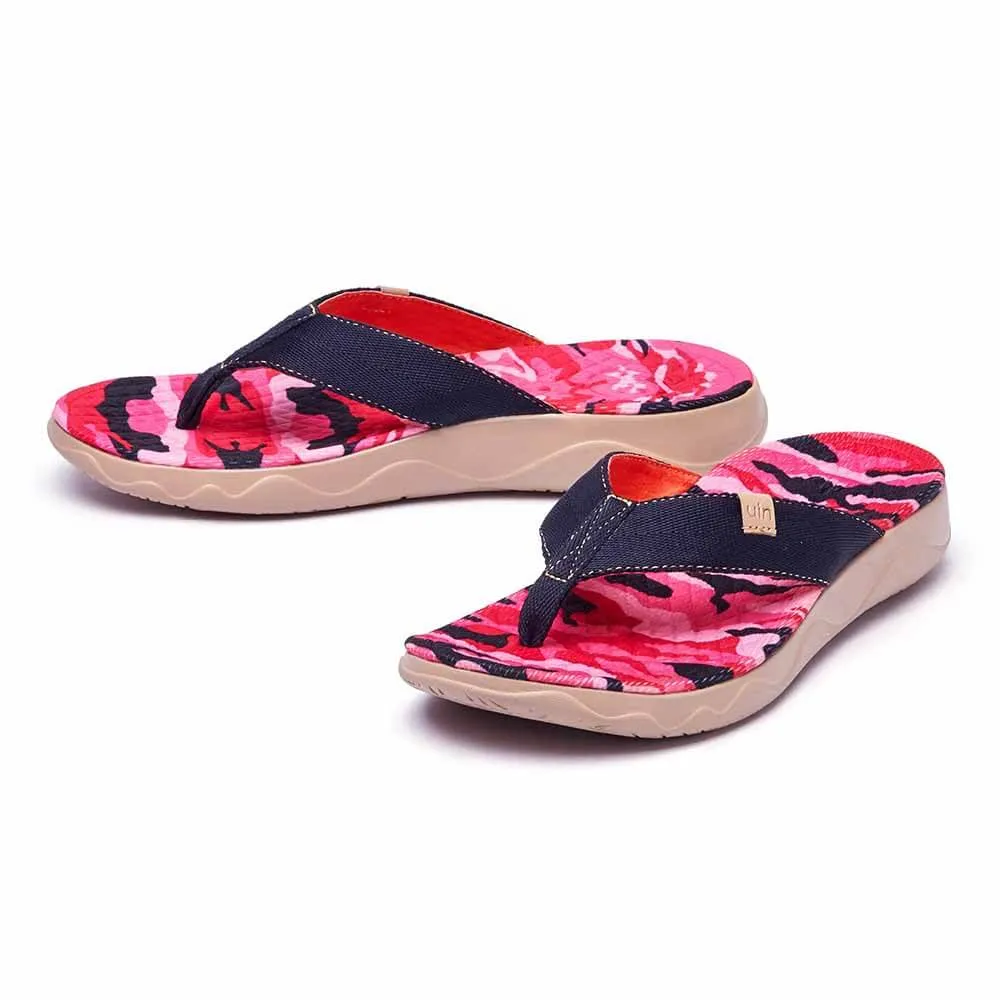 Pink Cherry Women Majorca Flip Flops