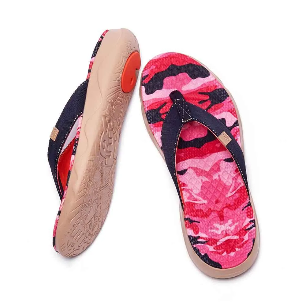 Pink Cherry Women Majorca Flip Flops