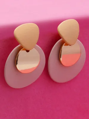 Pink Classic Drop Earrings for Women
