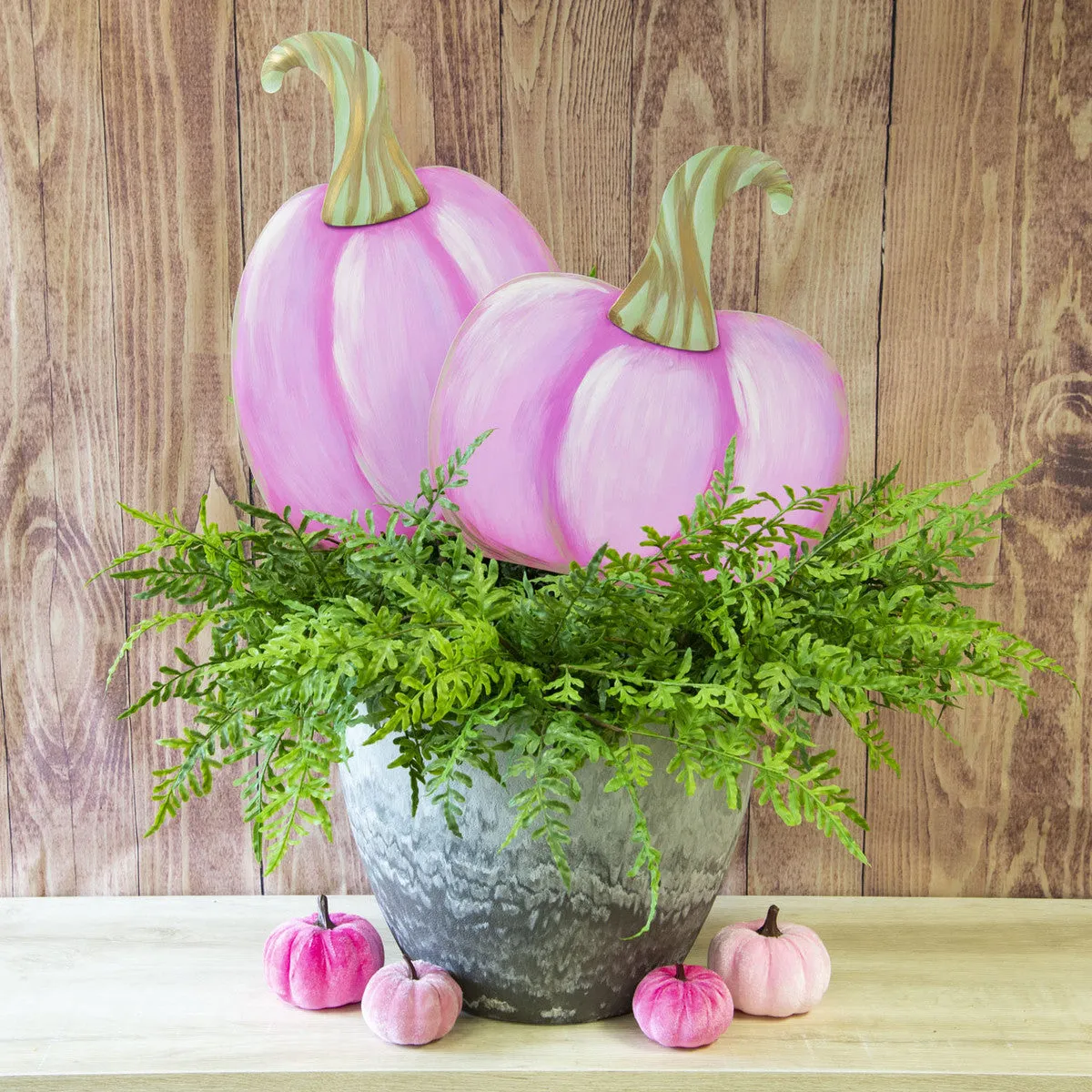Pink Pumpkins Stake