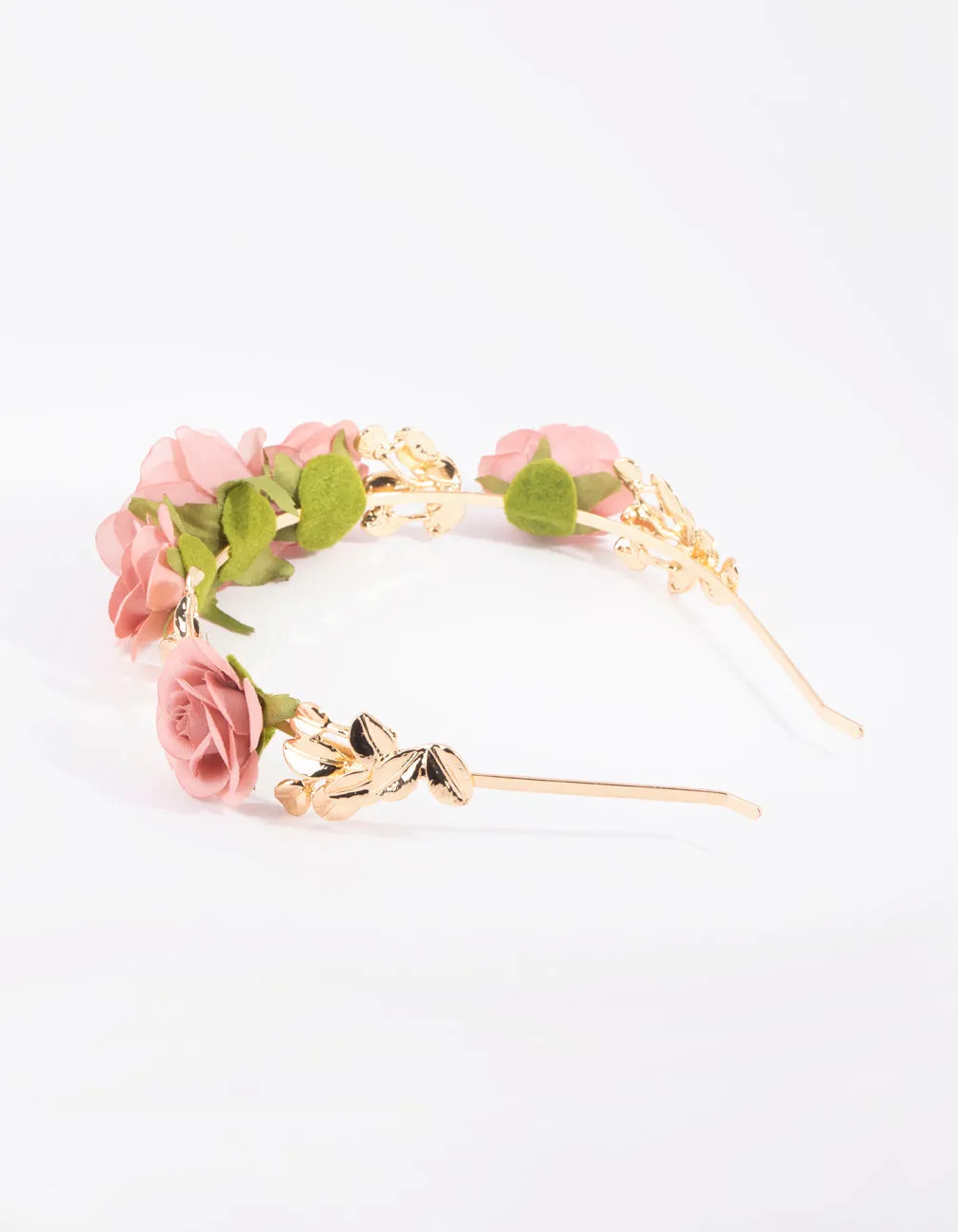Pink Rose Headband