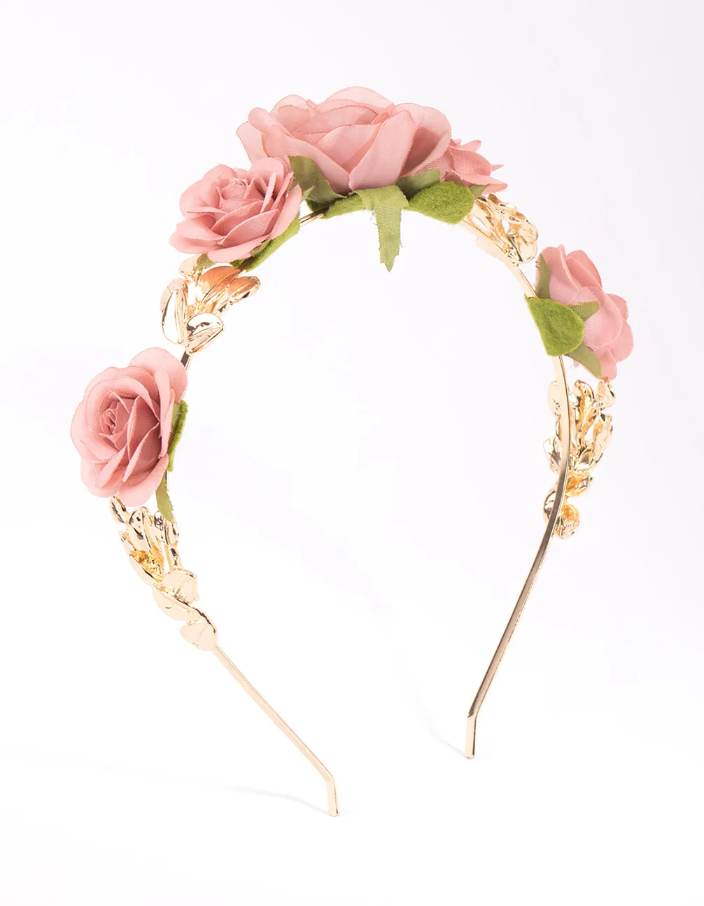 Pink Rose Headband