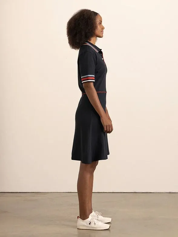 Polo Ladies Short Sleeve Golfer Dress Navy