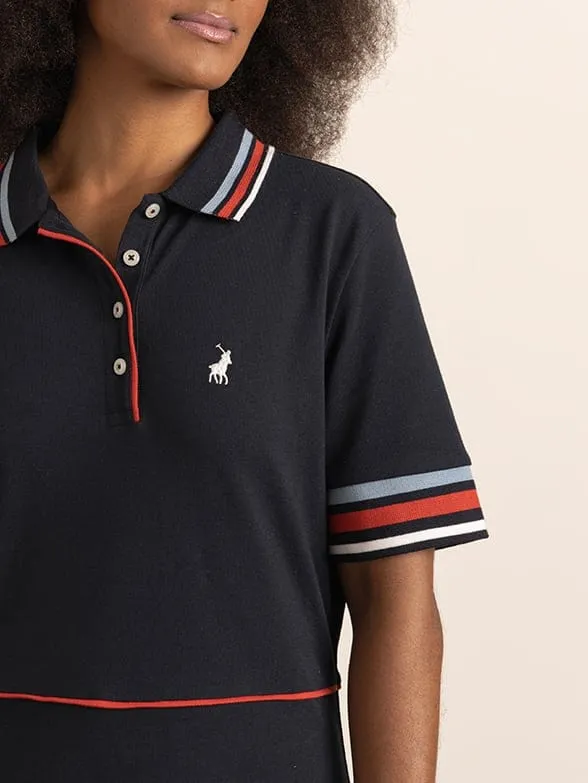 Polo Ladies Short Sleeve Golfer Dress Navy