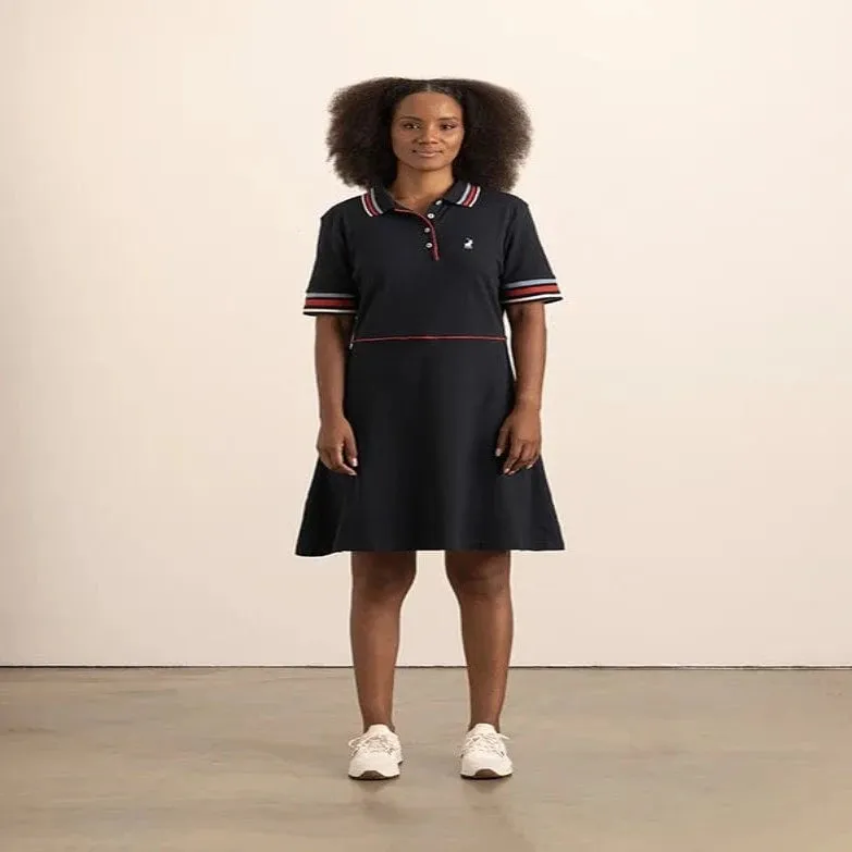 Polo Ladies Short Sleeve Golfer Dress Navy