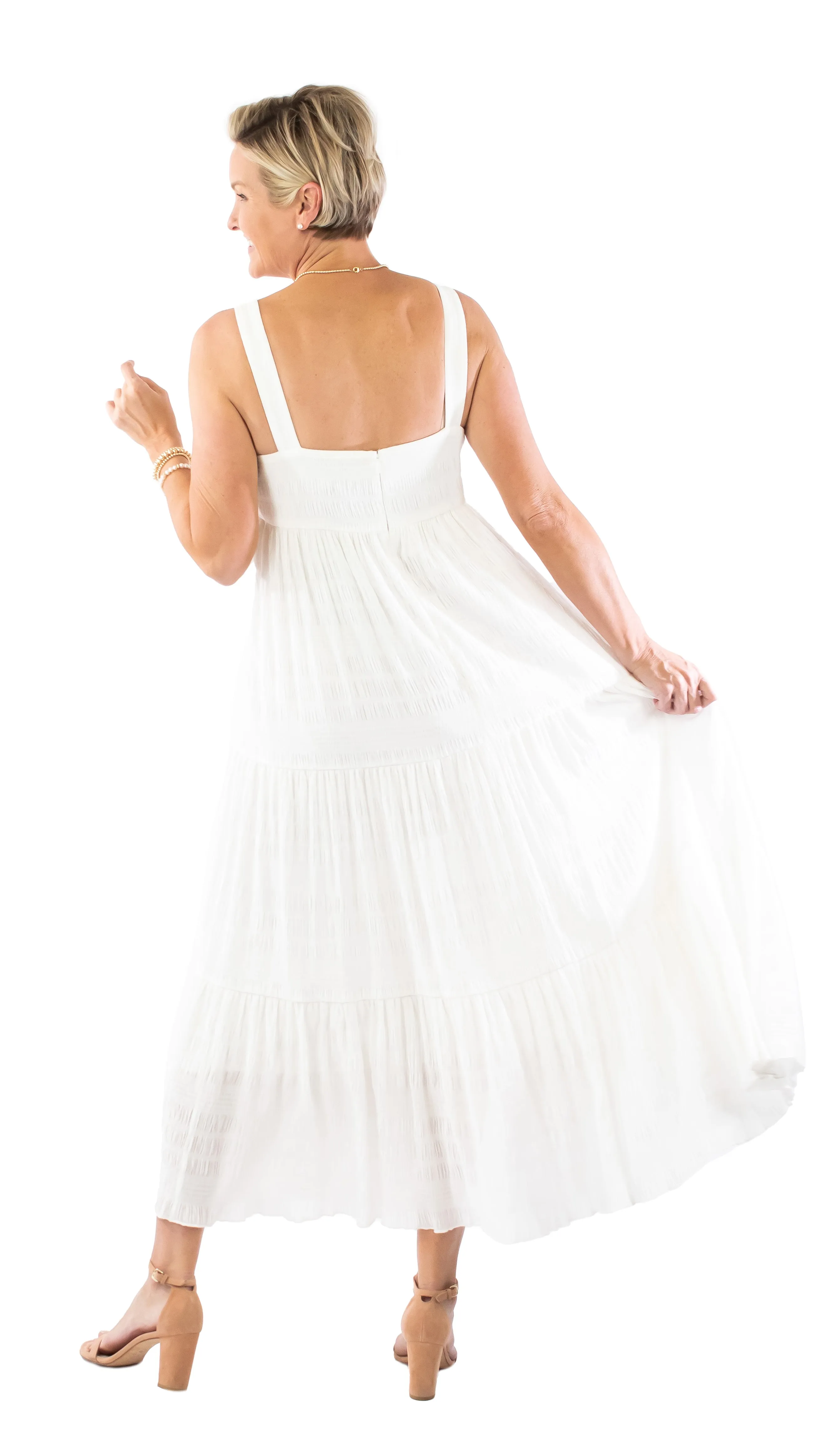 Poppy Dress - White