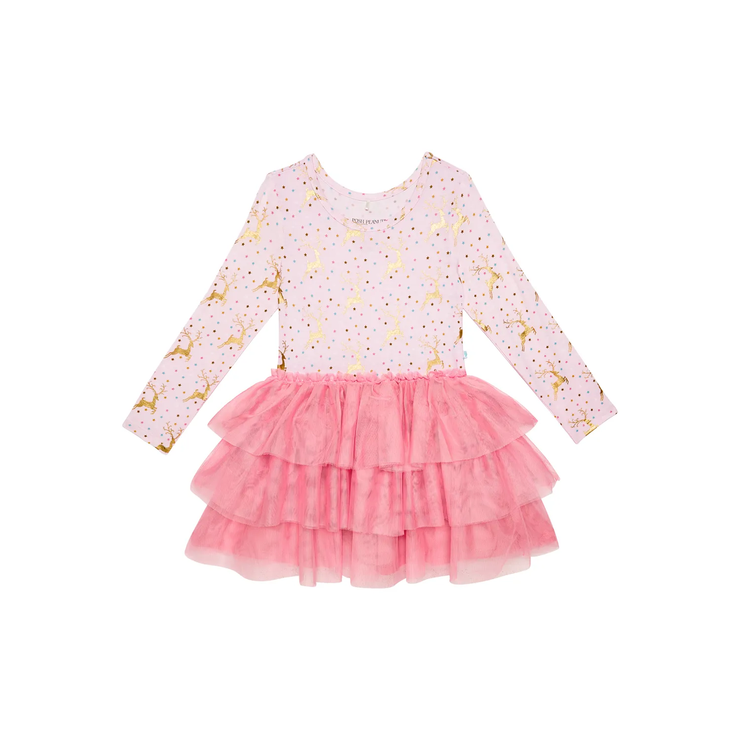 Posh Peanut Ryleigh Long Sleeve Tulle Dress