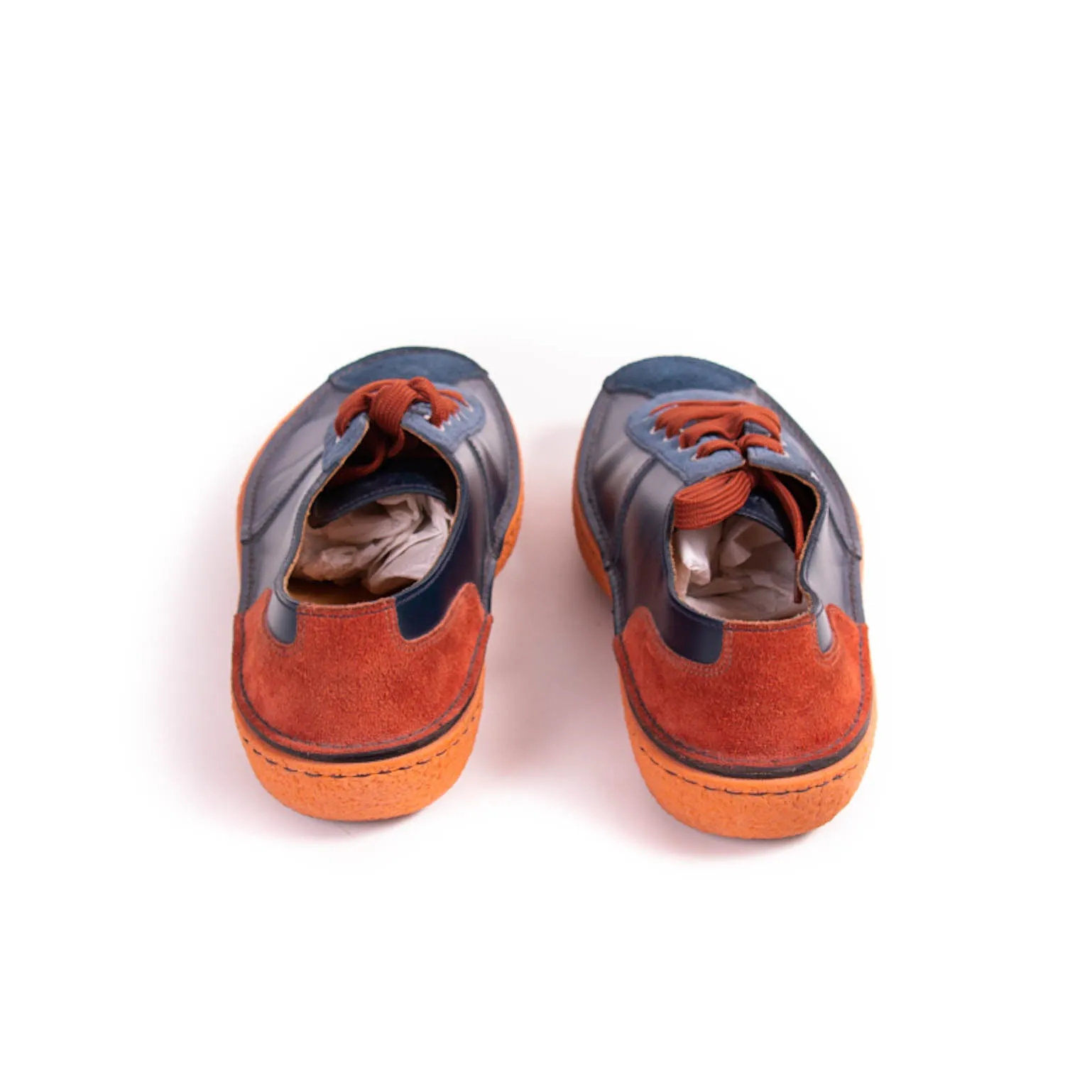 Prada Low-Top Leather Suede Sneakers