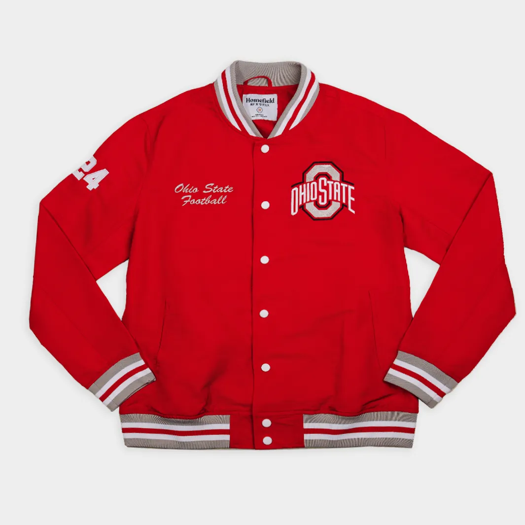PREORDER: Ohio State Football 2024 National Champions Bomber Jacket