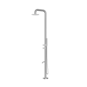 Pure Shower Pool - Floor Mount - 90" Stainless Steel/Stainless Steel