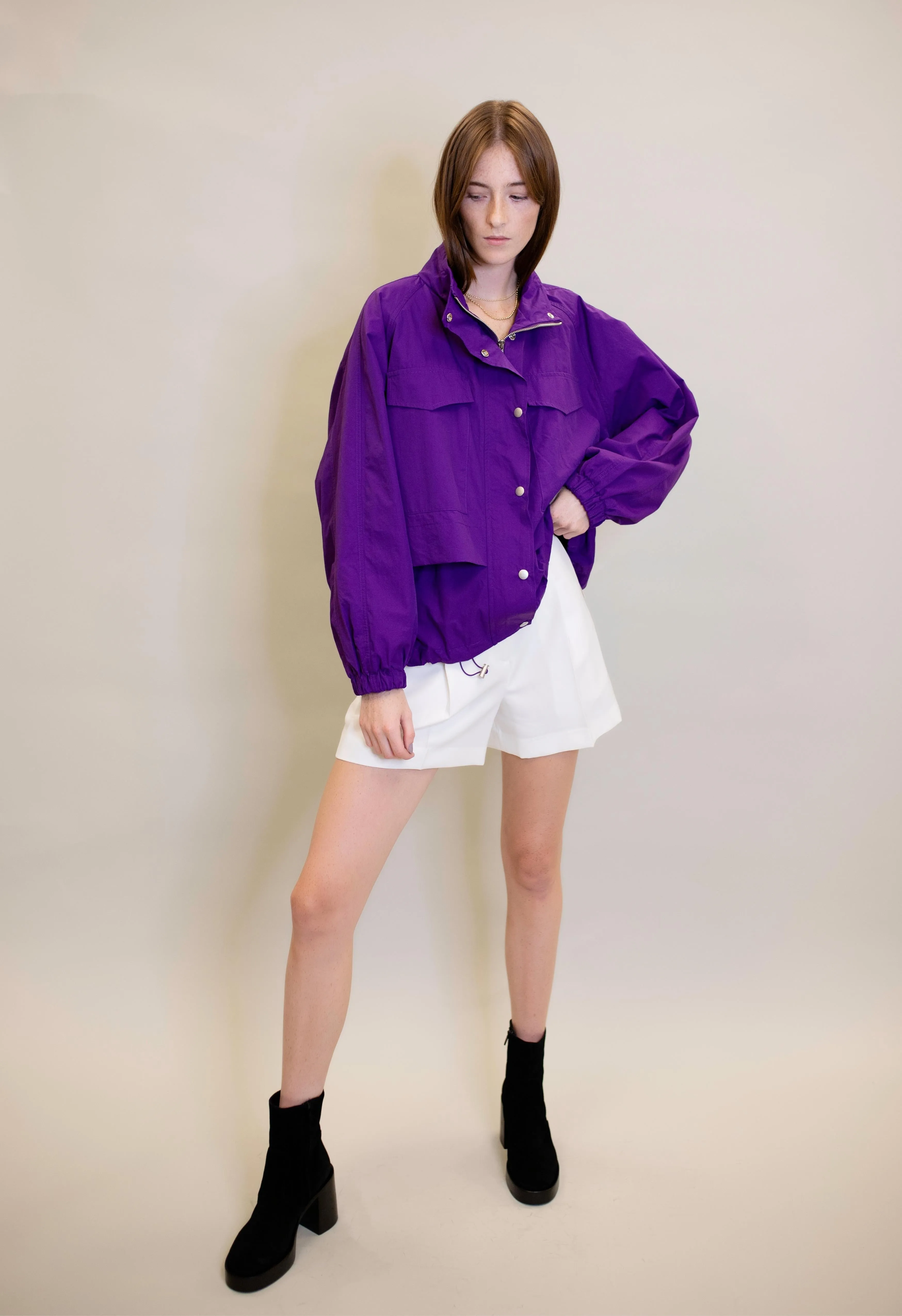 Purple Windbreaker