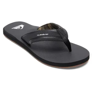 QUIKSILVER ISLAND OASIS ll BLACK BLACK BROWN
