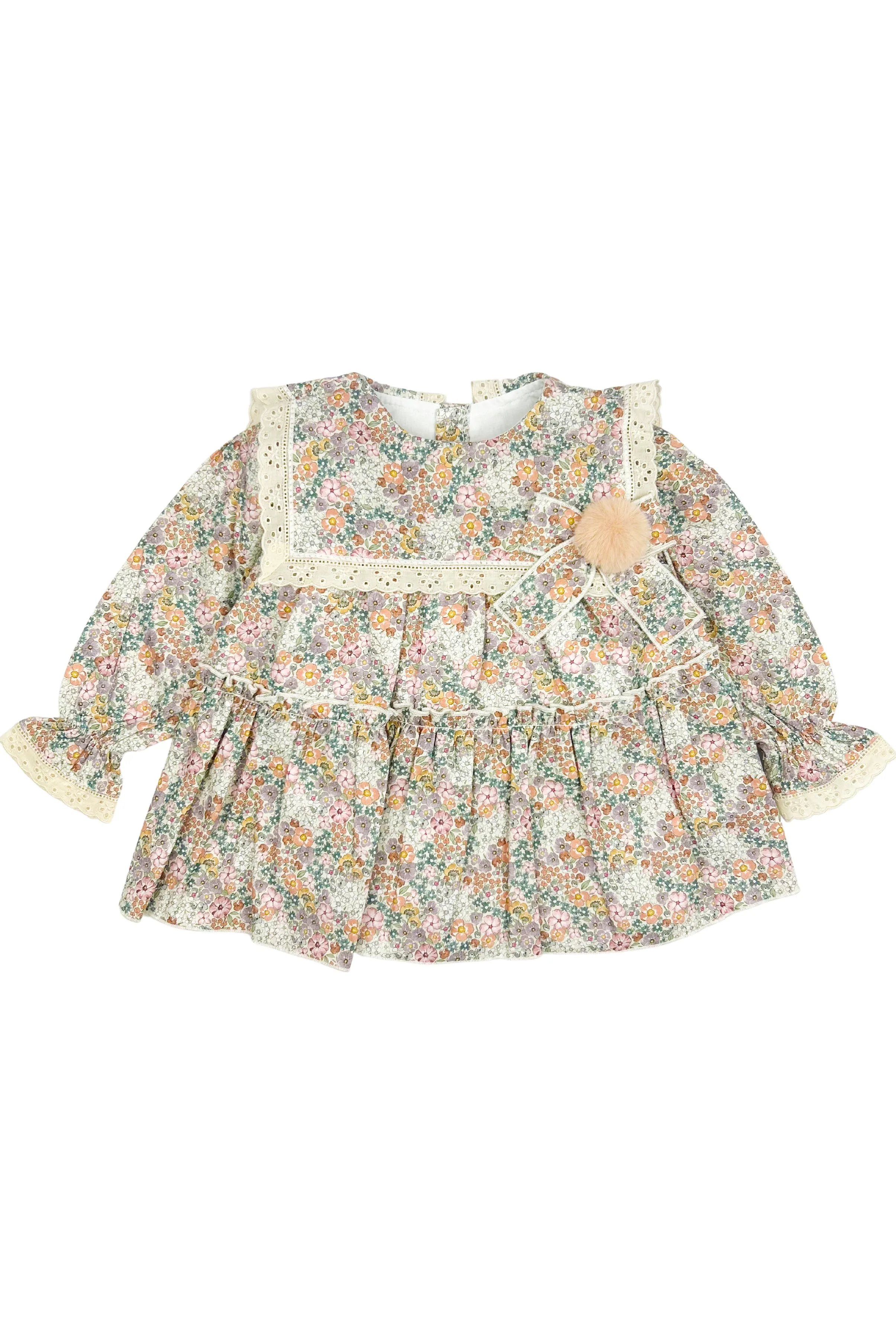 "Blossom" Lilac Vintage Floral Dress & Bloomers