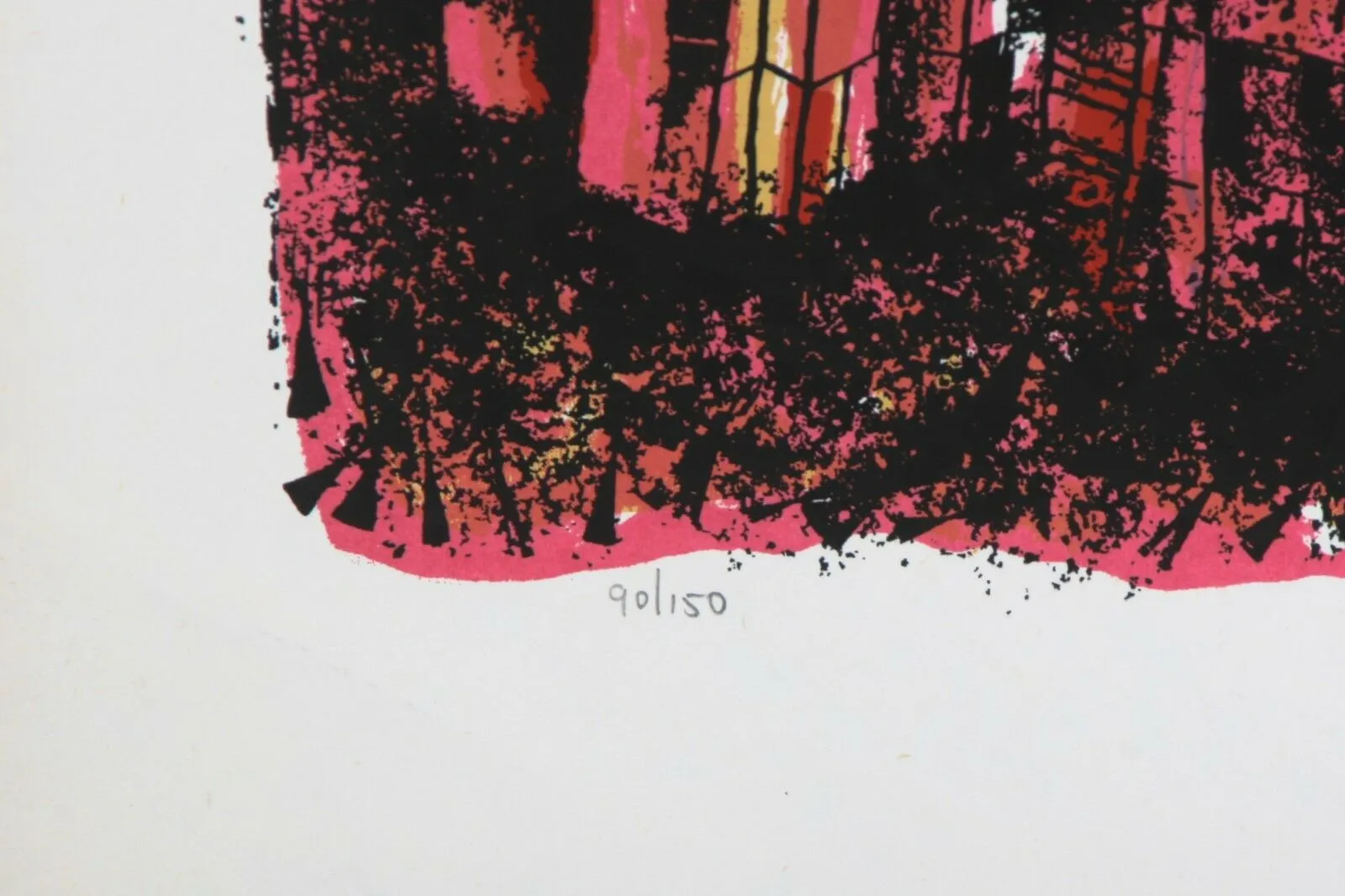 "City of King David" by Yossi Stern Lithograph on Paper Limited Ed of 150 w/ CoA