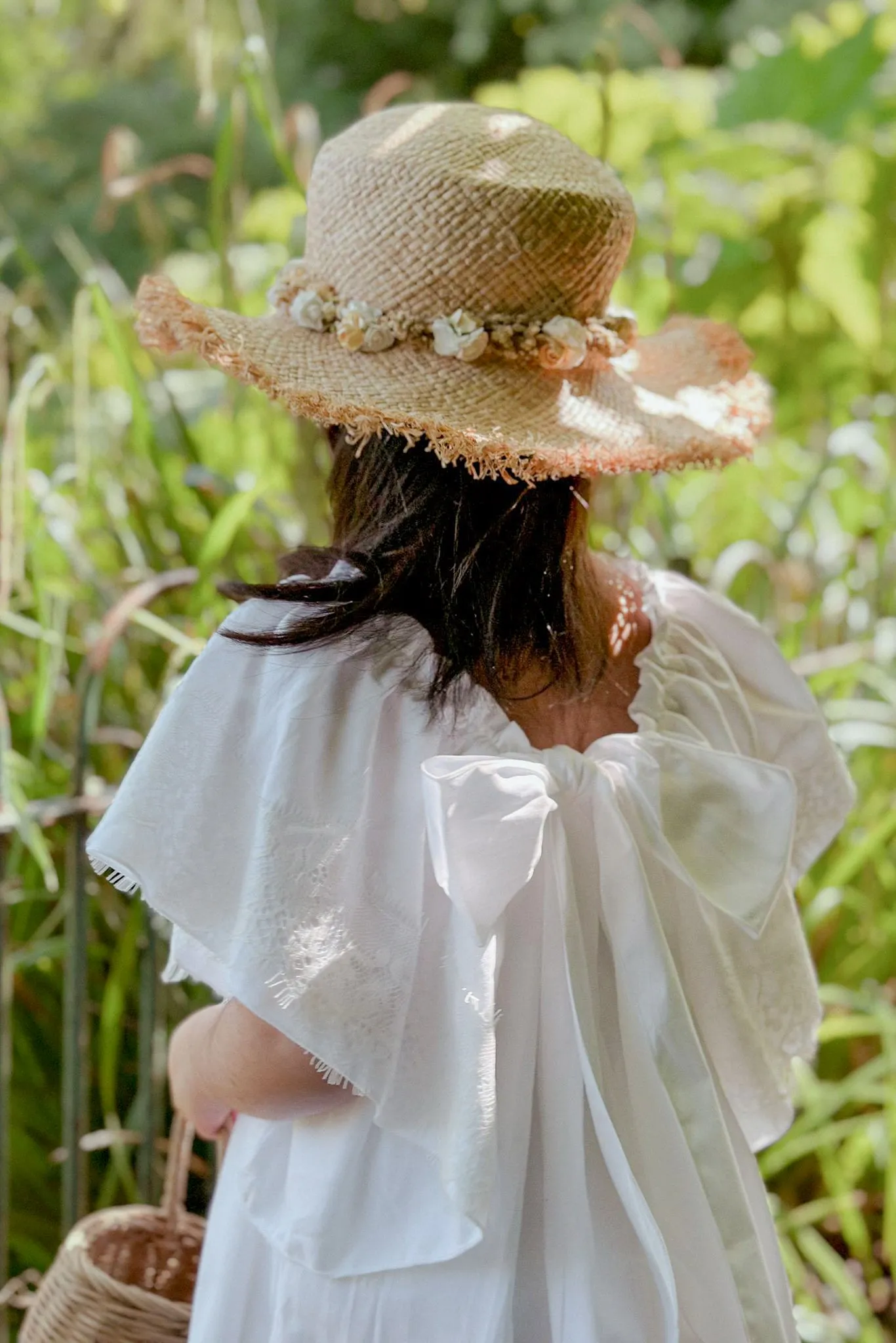 "Syleste" White Lace Dress