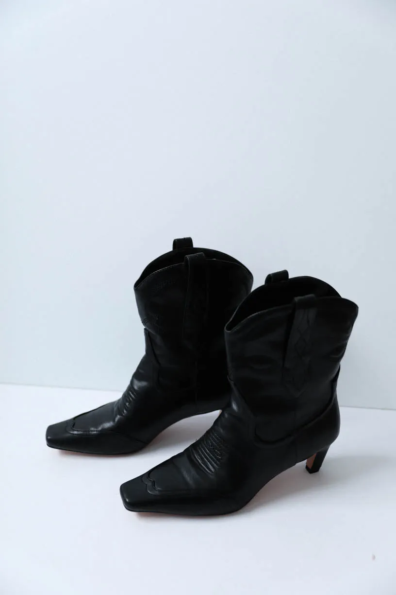 RAE: Maxwell Western Boot in Black