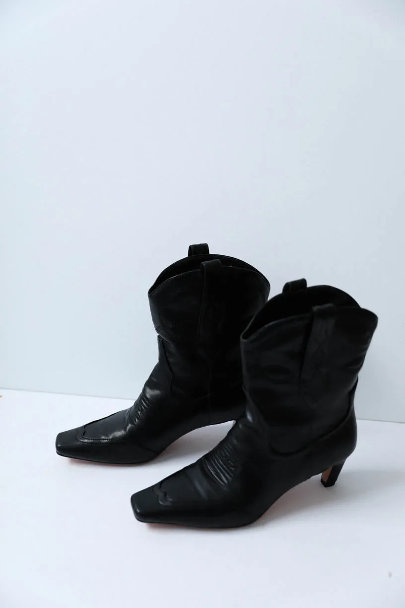 RAE: Maxwell Western Boot in Black