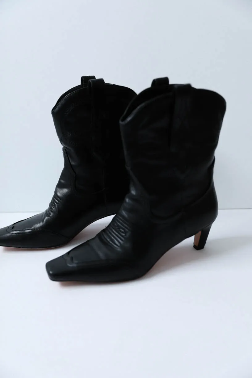 RAE: Maxwell Western Boot in Black