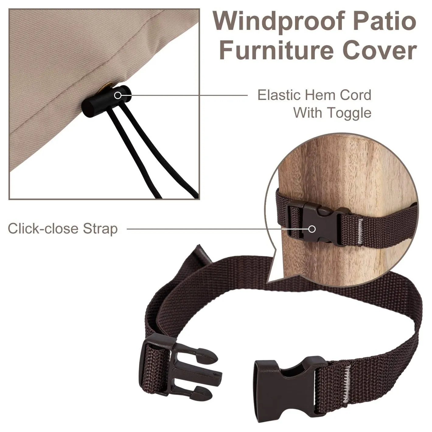 Rectangular Dining Table and Chair Set Covers